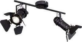 GLOBO Spot Egon schwarz Metall B/H/L: ca. 16x27x54 