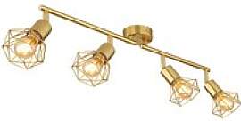 GLOBO Spot gold Metall B/H/T: ca. 8x19,5x60 cm E14 