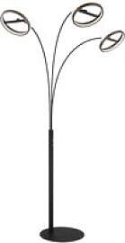 GLOBO Stehlampe DELLA 67179S1 schwarz grau