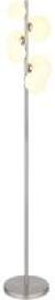 GLOBO Stehlampe nickel matt Metall B/H/T: ca.