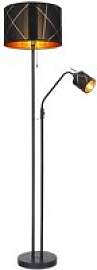 GLOBO Stehleuchte Bemmo schwarz gold Metall Acryl