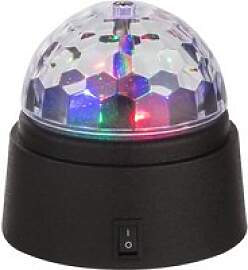 GLOBO Tischleuchte DISCO 28014 schwarz klar