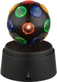 GLOBO Tischleuchte DISCO 28017 schwarz multicolor