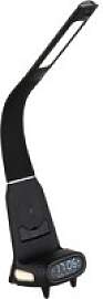 GLOBO Tischleuchte Satiniert schwarz Chrom PVC