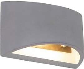 GLOBO Wandleuchte grau Beton B/H: ca. 20x12 cm 1