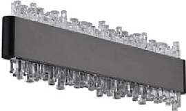 GLOBO Wandleuchte schwarz grau Aluminium Metall