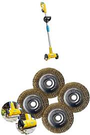 GLORIA WeedBrush li-on Vorrats-Set | Akku