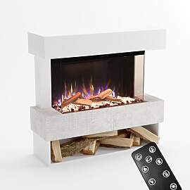 GLOW FIRE Kaminofen PR5 mit realistischem 3D