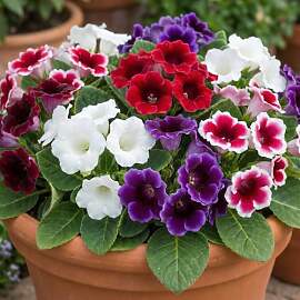 Gloxinie Sinningia Blumenzwiebeln - 5 Zwiebeln - 5 