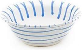 Gmundner Keramik Blaugeflammt Salatschüssel 20 cm
