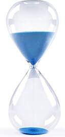 GNEGNI LIFE Sanduhr, 15 Minuten Sanduhr, Blauer
