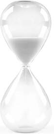 GNEGNI LIFE Sanduhr, 5 Minuten Sanduhr, Weißer