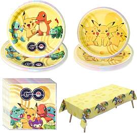 GOACRS Pappgeschirr Set, 41pcs Partygeschirr mit