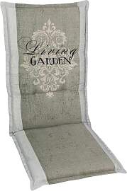 GO-DE Gartenstuhlauflage Hochlehner 50x120cm