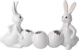 Goebel Hasenfigur Hase mit Vase Spring Feelings -