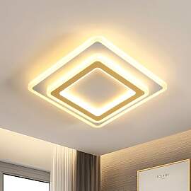 Goeco 44W LED Deckenleuchte Modern, Gold