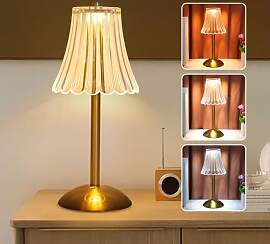 Goeco Gold Tischlampe, 5 W 30 CM LED Nachtlicht