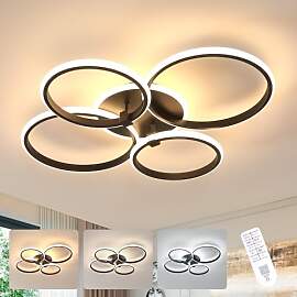 Goeco LED Deckenleuchte Dimmbar, 39W 4387LM