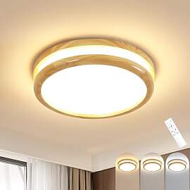 Goeco LED Deckenleuchte Flach RundDimmbar, 24W