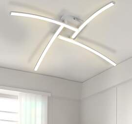Goeco LED Deckenleuchte Innen, 24W 60 CM Acryl