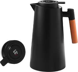 GOEDCH Tee Thermoskanne mit Temperaturanzeige: 1L