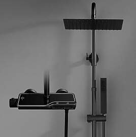 Görbach Edelstahl Duschset mit Duscharmatur