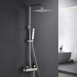 Görbach Regendusche Duschset mit Duscharmatur