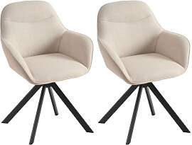 Goeurvant drehstuhl Esszimmer Beige mit Armlehne