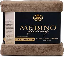 Gözze - Gemütliche Kuscheldecke, Merino Feeling, 