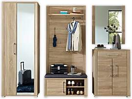 GO Garderoben Set in heller Sonoma Eiche Optik -