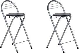 GOKHOMX Barhocker Klappbar 2er Set, Klappbarer