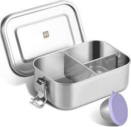 GOLDEN KEY Edelstahl Brotdose kinder,Lunchbox