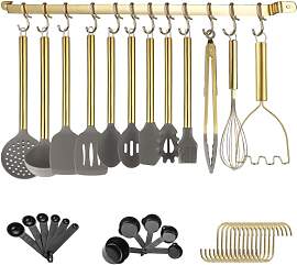 Golden Küchenutensilien Set, Kyraton 38 teiliges