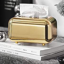 Goldene Taschentuchboxen, Serviettenhalter, itchen 