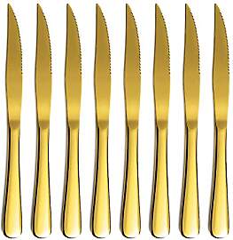 Goldenes Steakmesser Set, Kyrtaon Goldenes