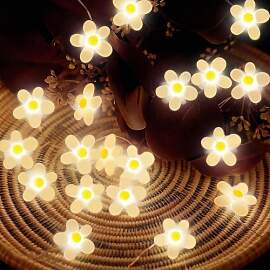 GoldRock 3M 30 LED Gänseblümchen Lichterkette