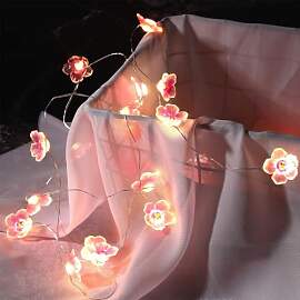 GoldRock Led Lichterkette Kirschblüten Deko,2m 20 