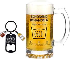 GooDengFull 50 Geburtstag Geburtstag Mann Bierkrug 