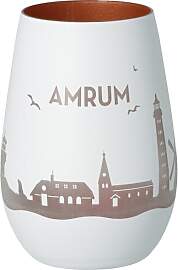 Goodtimes Windlicht Amrum Skyline (Weiß &