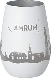 Goodtimes Windlicht Amrum Skyline (Weiß &