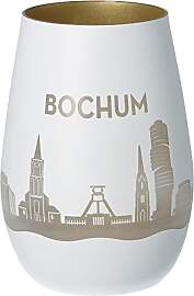 Goodtimes Windlicht Bochum Skyline (Weiß &