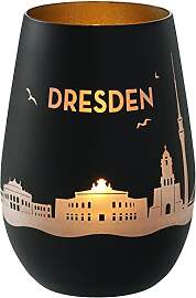 Goodtimes Windlicht Dresden Skyline (Schwarz & 