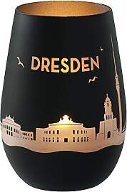 Goodtimes Windlicht Dresden Skyline (Schwarz & 