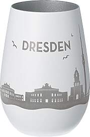 Goodtimes Windlicht Dresden Skyline (Weiß &
