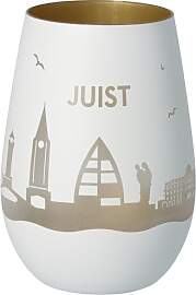 Goodtimes Windlicht Juist Skyline (Weiß &