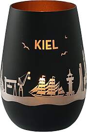Goodtimes Windlicht Kiel Skyline Schwarz &