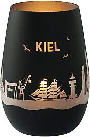 Goodtimes Windlicht Kiel Skyline Schwarz &