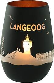 Goodtimes Windlicht Langeoog Skyline (Schwarz