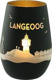 Goodtimes Windlicht Langeoog Skyline (Schwarz