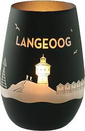 Goodtimes Windlicht Langeoog Skyline (Schwarz